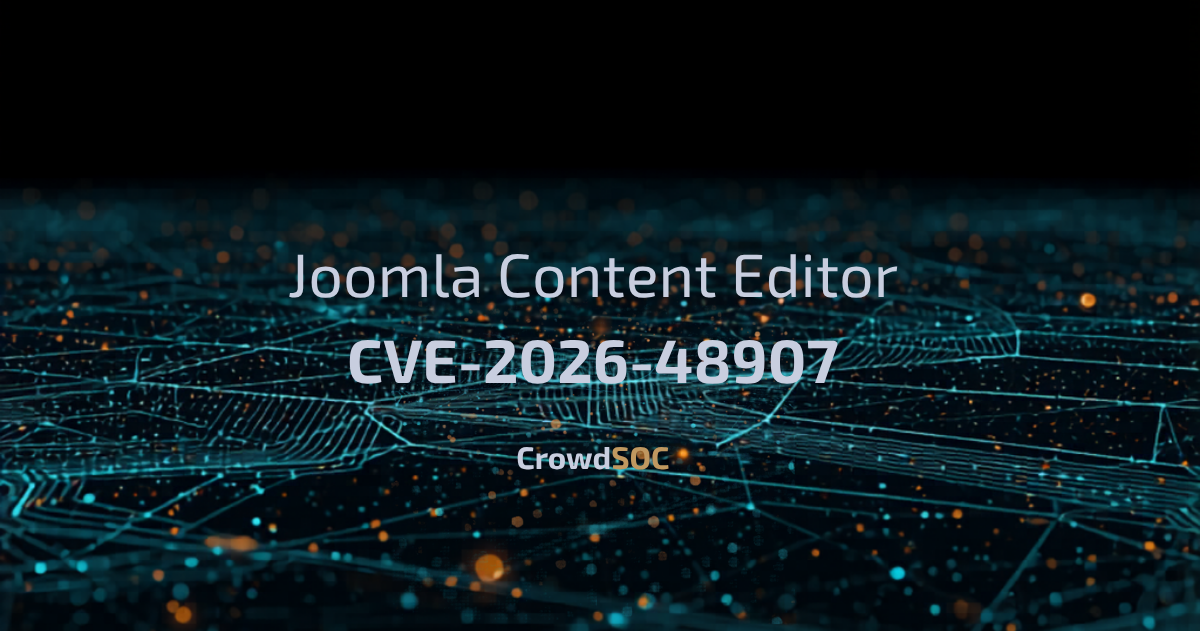 CVE-2026-48907: Unauthenticated RCE in Joomla's Most Popular Editor Extension